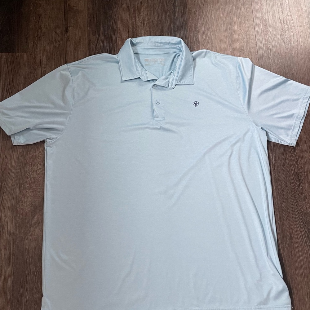 Ariat Sky Blue Polo Shirt